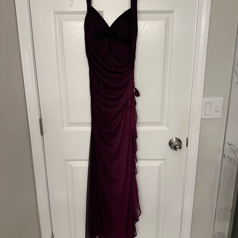 Elegant Purple Evening Gown
